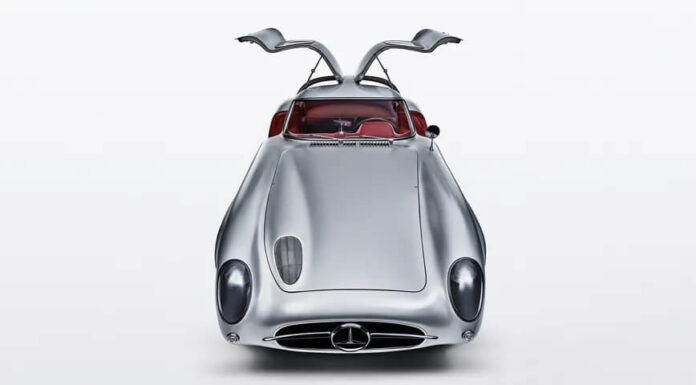 $143 Million Mercedes-Benz 300SLR is now the World’s Most Expensive Car 1955 mercedes benz 300 slr uhlenhaut coupe doors
