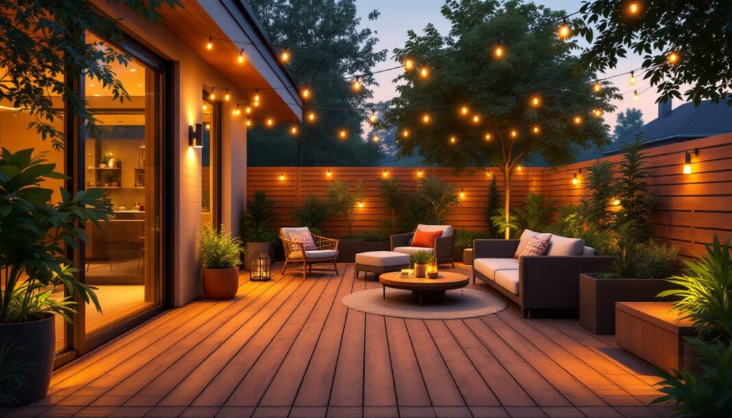Cozy deck for your home. Photo source StockCake
