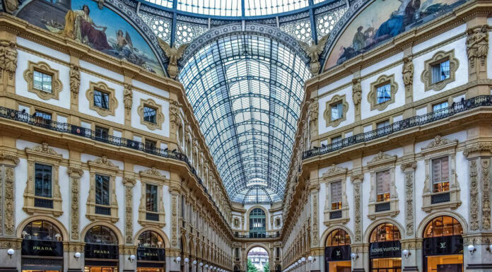 Top Luxury Malls Destinations Around The World Galleria Vittorio Emanuele II Luxury Mall destination Milan Italy