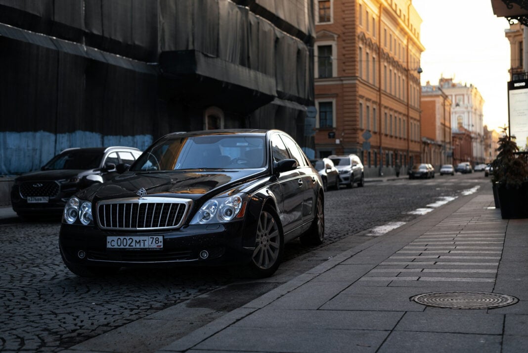 mercedes benz maybach. Photo by Vitali Adutskevich via unsplash