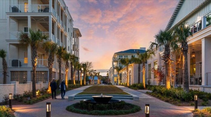 Developer Find Charleston to be a Real Estate Dream Locale waterfront daniel courtyard