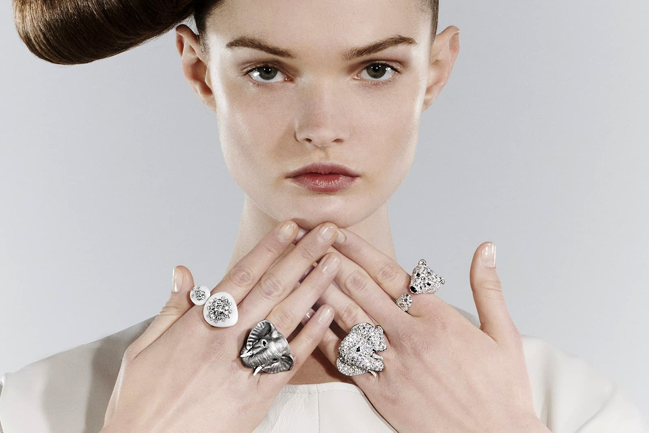 BOUCHERON Carte Blanche Ailleurs Eléphant Rings