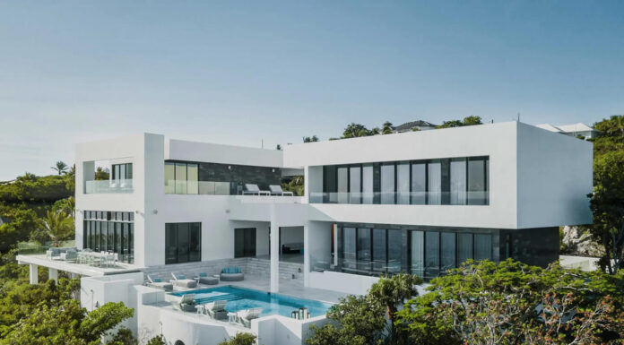 Villa Stark, An Elite Castle amidst shimmering sand with a Silver Horizon The Main Villa at Villa Stark