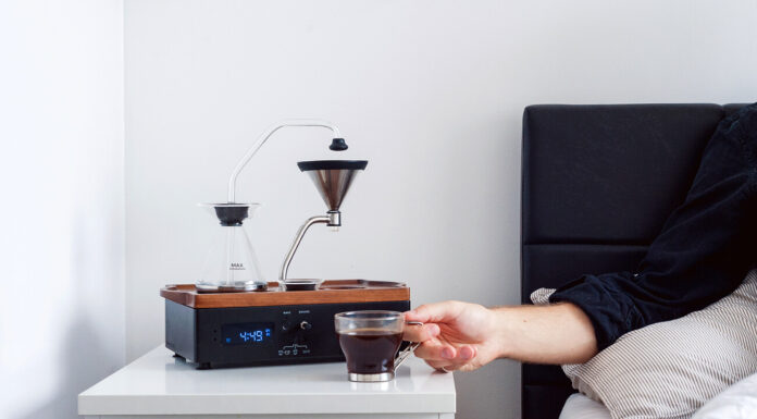 2022 Holiday Gift Guide for Your Home Barisieur Tea & Coffee Alarm Clock by Joy Resolve