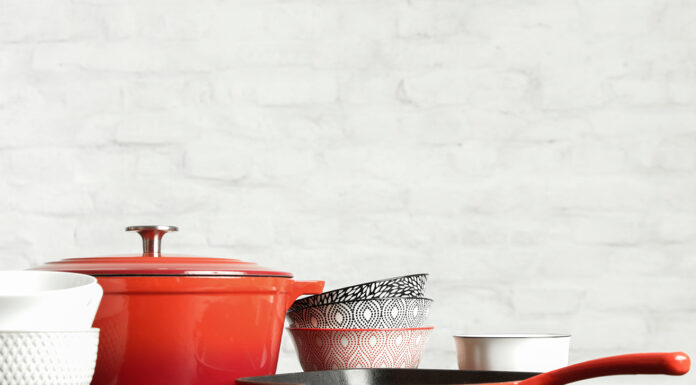 Ready to Enhance Your Cooking Skills? Here Are 5 Things to Do Cookware set: Red enameled cast iron pot, saucepan and bowls