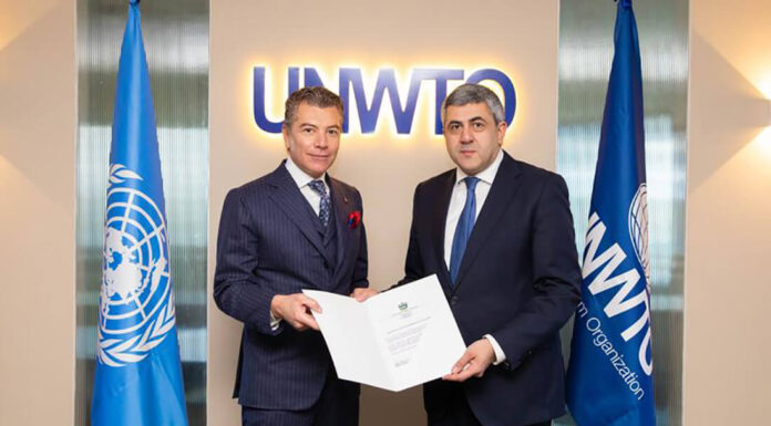 Ambassador Dario Item on why Antigua and Barbuda is the ideal luxury destination in the Caribbean H.E. Dr. Dario Item with the United Nationsl World Tourism Organization (UNWTO) Secretary-General Zurab Pololikashvili.