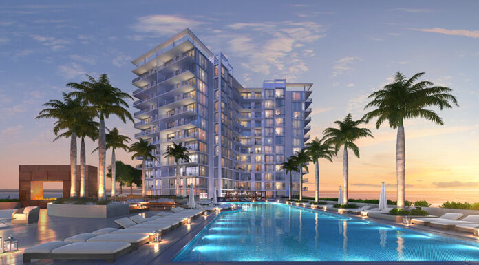 BTI Partners Making Waves in Florida’s Marina Pointe BTI Partners, pool at Dusk