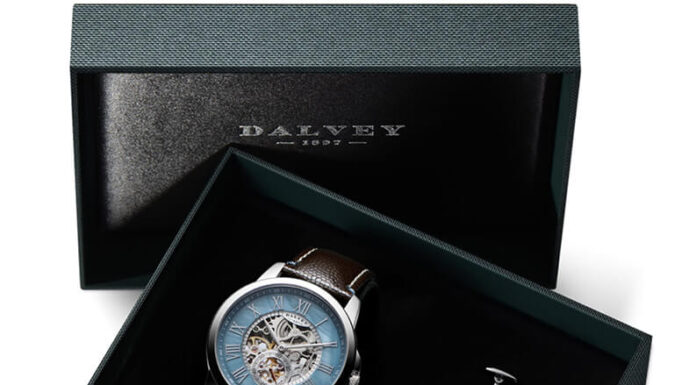 2022 Holiday Gift Guide: Men’s Fashion Dalvey Wristwatch & Cufflinks Gift Set for men