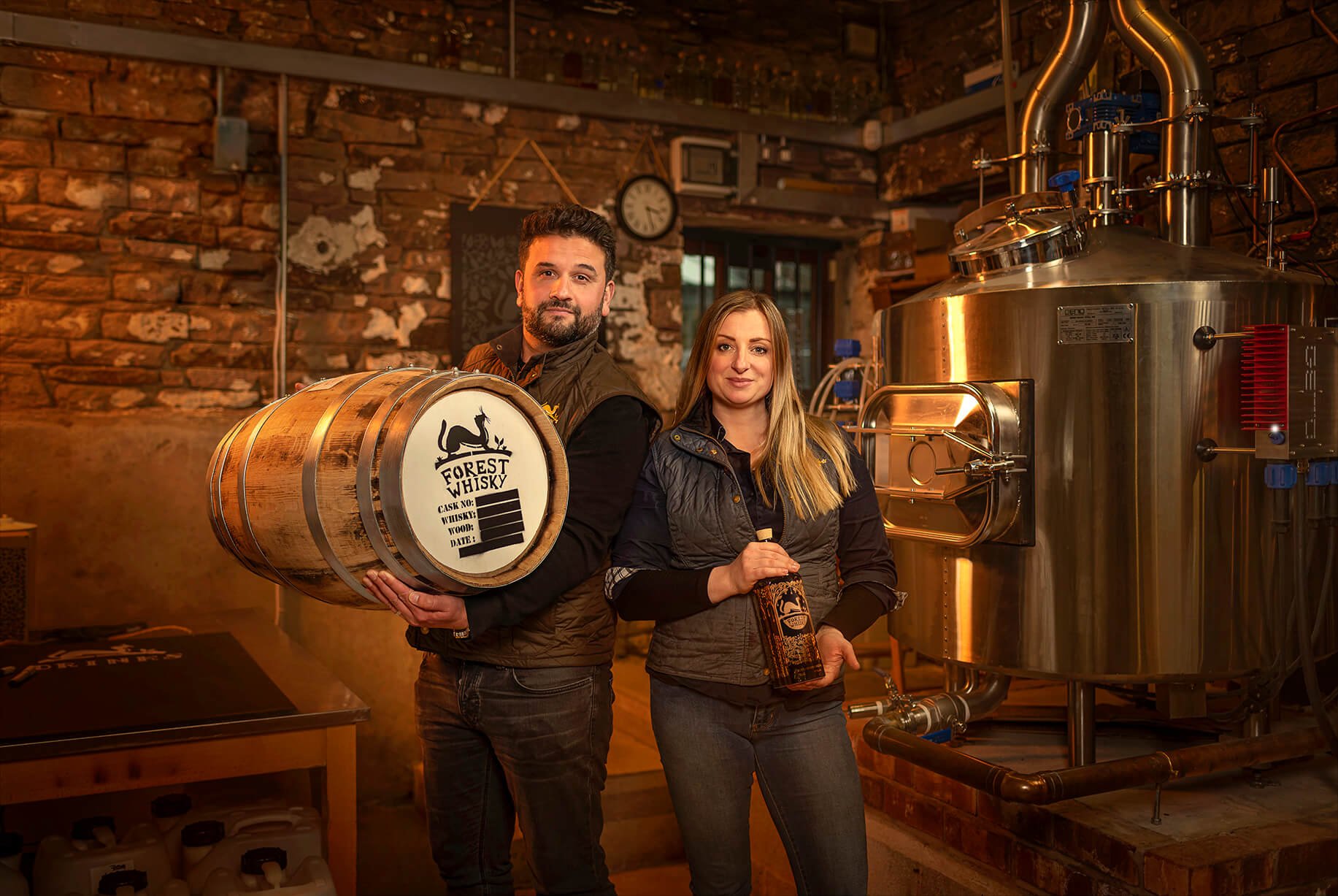 Forest Gin - Karl and Lindsay by whisky distillery Forest Gin - Karl and Lindsay by whisky distillery