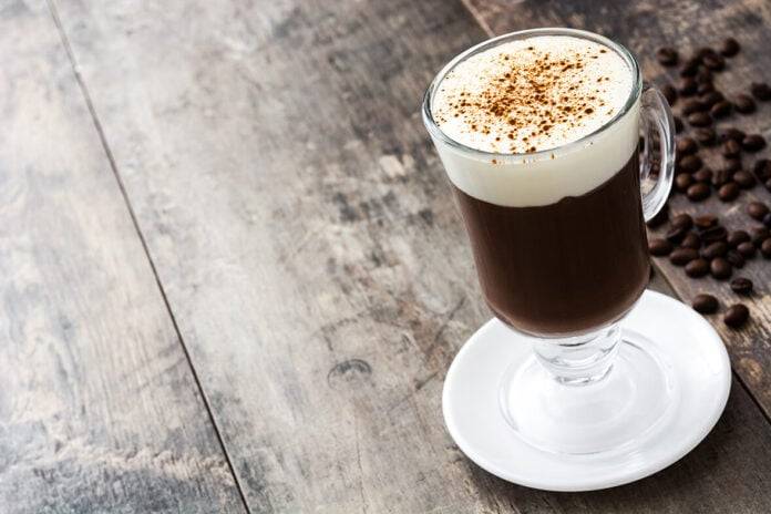 Irish Winter Coffee cocktail drink