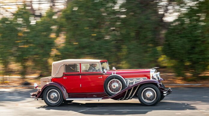 RM Sotheby’s First Auction of 2023 has an alluring mix of Supercars and Classics 1931 Duesenberg Model J Convertible Sedan by LeBaron. Courtesy of RM Sotheby's