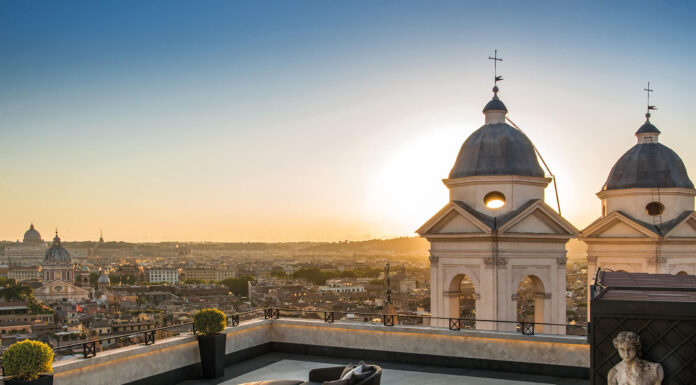 Rome, A Romantic Destination Hassler Rooftop