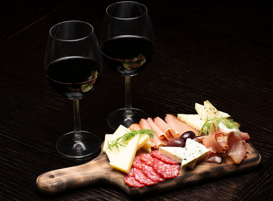 Wines with a charcuterie board