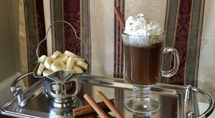 Bananas Foster Toddy Cocktail Bananas Foster Toddy cocktail