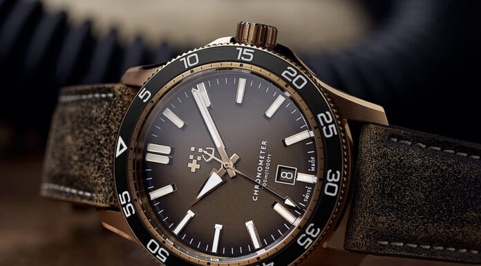 Make a Statement with Christopher Ward C60 Pro 300 Bronze Christopher Ward C60 Pro 300 Bronze