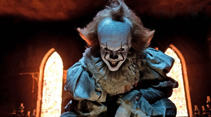 Best Horror Movies With Clowns: Chilling Tales that Haunt Our Nightmares Pennywise-Bill-Skarsgard-film-adaptation-novel-Stephen. New Line Cinema