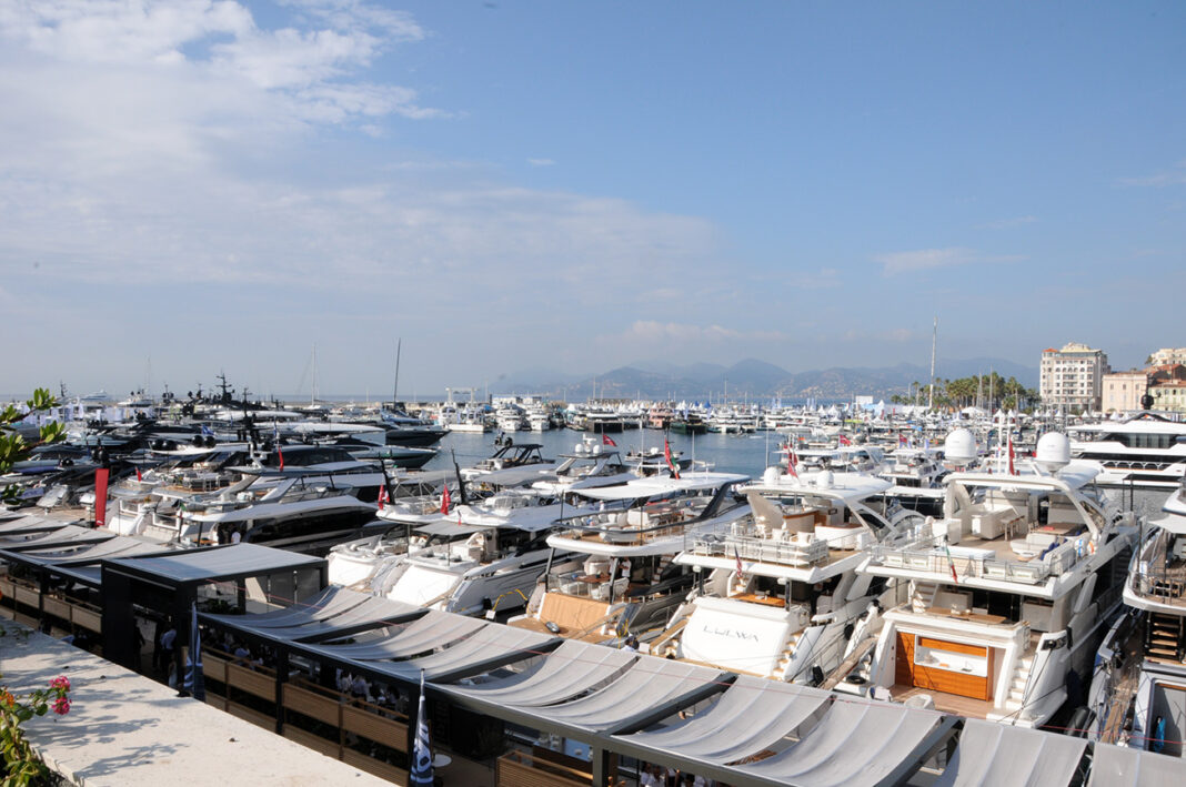 Cannes Yacht Show view