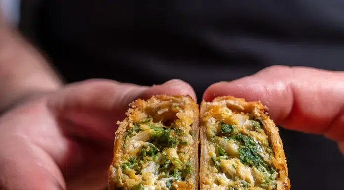 Panades de Peix Roquer Recipe of Chef Santi Taura Chef Santi Taura. Photograph by Tarek Serraj