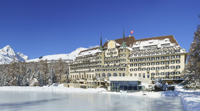 Curling at The Suvretta House in St. Moritz Suvretta ice field