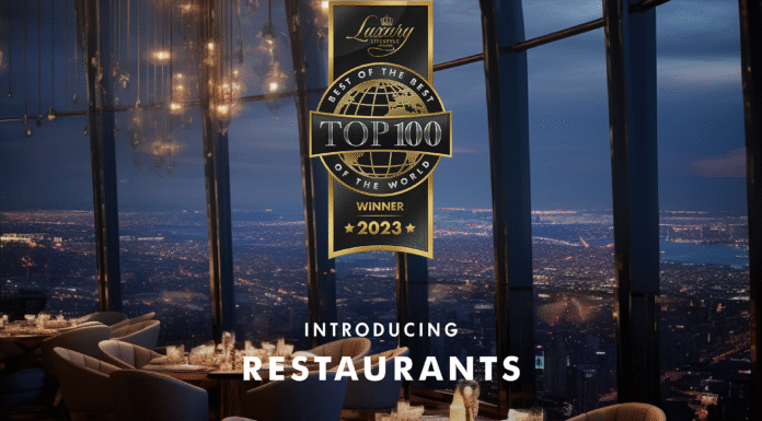 TOP 100 Restaurants for 2023 by Luxury Lifestyle Awards Top 100 Restaurants