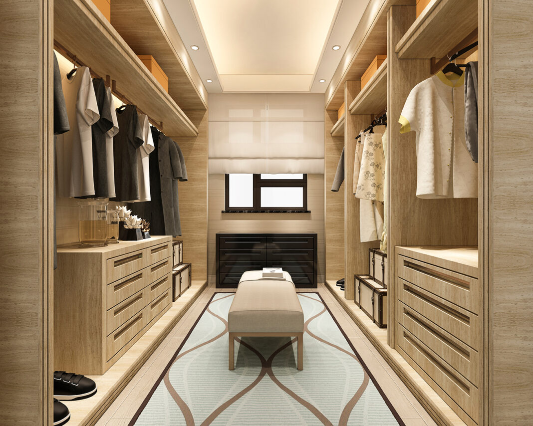 creating a luxury dressing room in your home