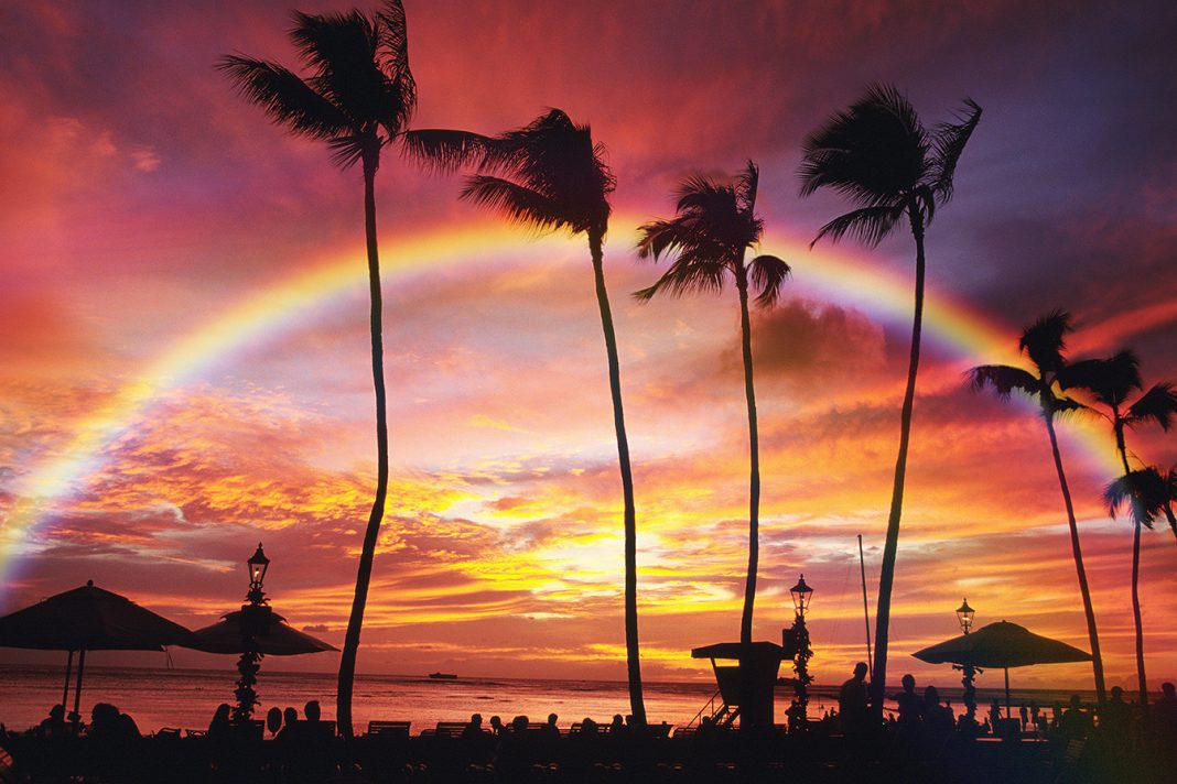 Rainbow in beautiful Hawaii. Photo via Adobestock free images