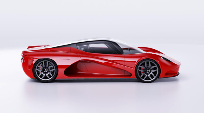 This Italian hypercar is made from Spider Silk Velozzi side view