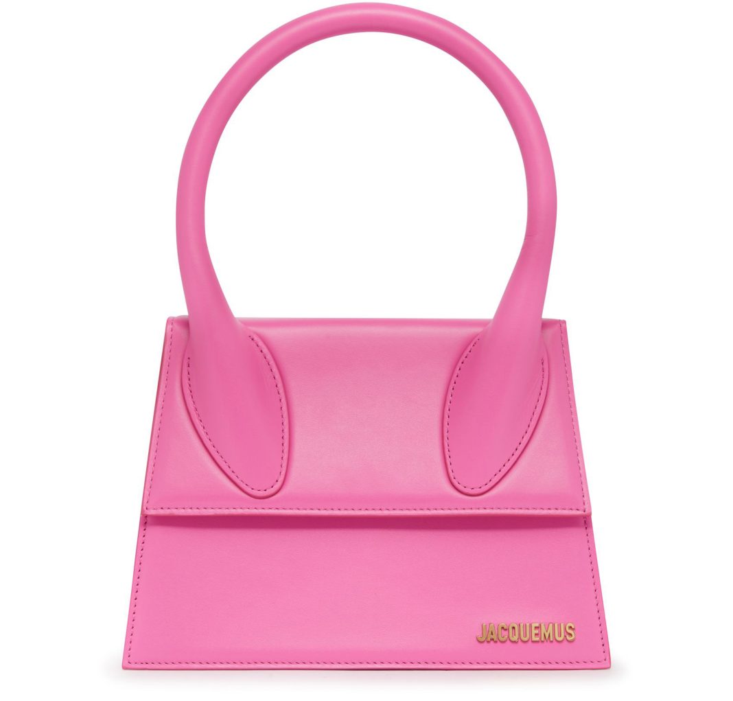 Jacquemus Womens Pink Le Grand Chiquito Top Handle Bag. Photo courtesy of the brand