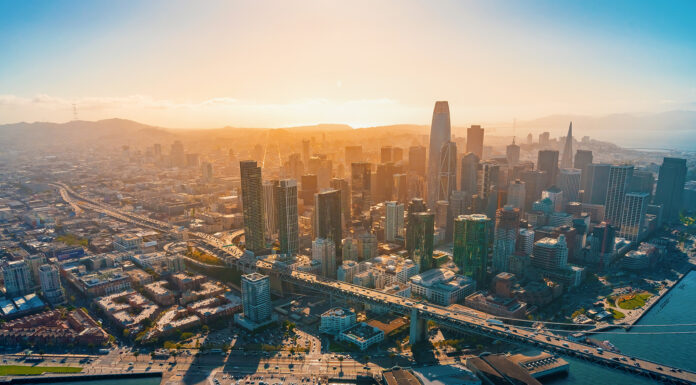 What You Need to Know About Moving to San Francisco Downtown San Francisco aerial view. Photo via Adobe Free Stock Images