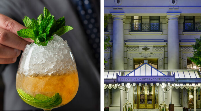 Washington DC Mint Julep Cocktail Mint Julep Cocktail at Willard InterContinental Hotel in Washington D.C.