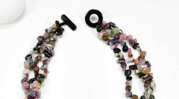 Top Reasons to Invest in a Tourmaline Necklace Handmade mix Color Tourmaline Agate Necklace. Courtesy of Divawearfashion.com
