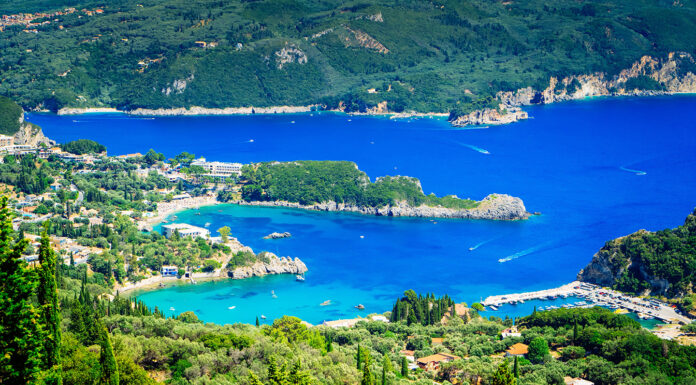 Ionian Island Hopping: A Guide to the Must-Visit Islands and Hidden Gems Paleokastritsa beach on Korfu, Greece