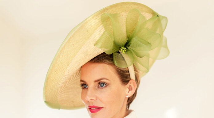 Seasonal Chic: Discover V V Rouleaux’s Exclusive Headpieces! Deauville Sweep headpiece, VV Rouleaux