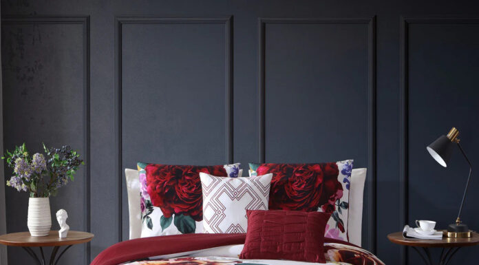 Latest Bedding to Offer New Luxury Bedding Sets, Throws From Bebejan Bebejan Magenta Floral 100% Cotton 5 Piece Reversible Comforter Set