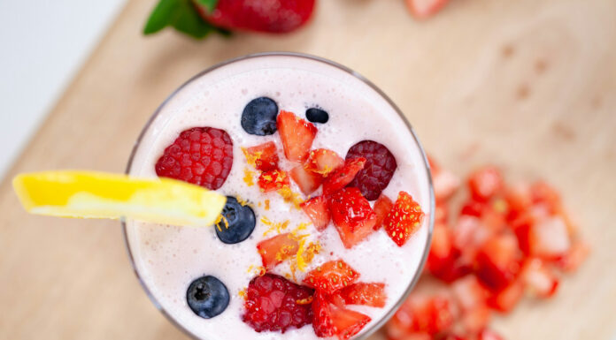 Why Meal Replacement Shakes Are Your Best Friend for Busy Days Red Strawberries and other cherries milkshake. Photo by Nature Zen via unsplash