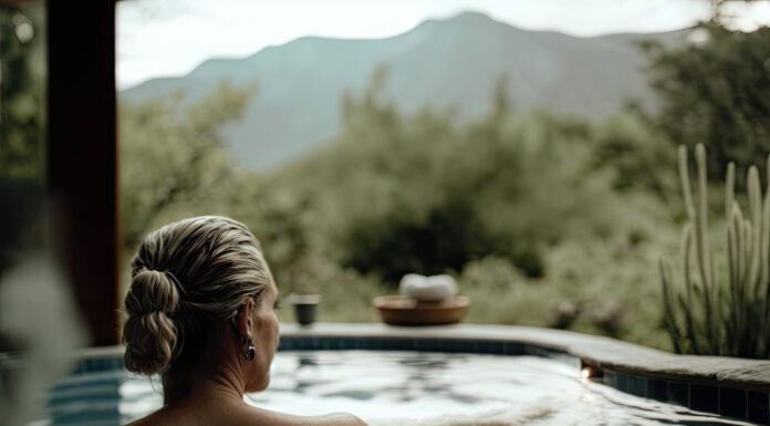 Why Wellness Is the New Luxury: Bespoke Esthetic Experiences A woman enjoying herself at a Wellness Retreat. Photo by Chandlervid85 on Freepik