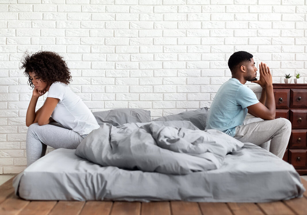 couple intimacy issues. Photo by adobe free stock images