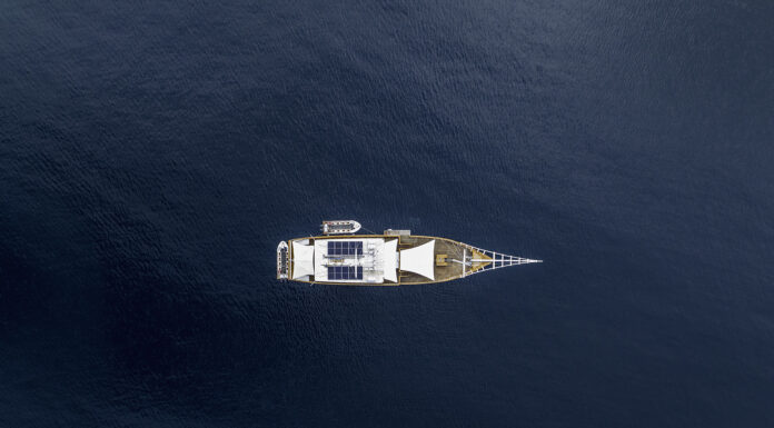 Charting Indonesia’s Remote Paradise Aboard the Fenides Yacht Fenides Yacht on the sea