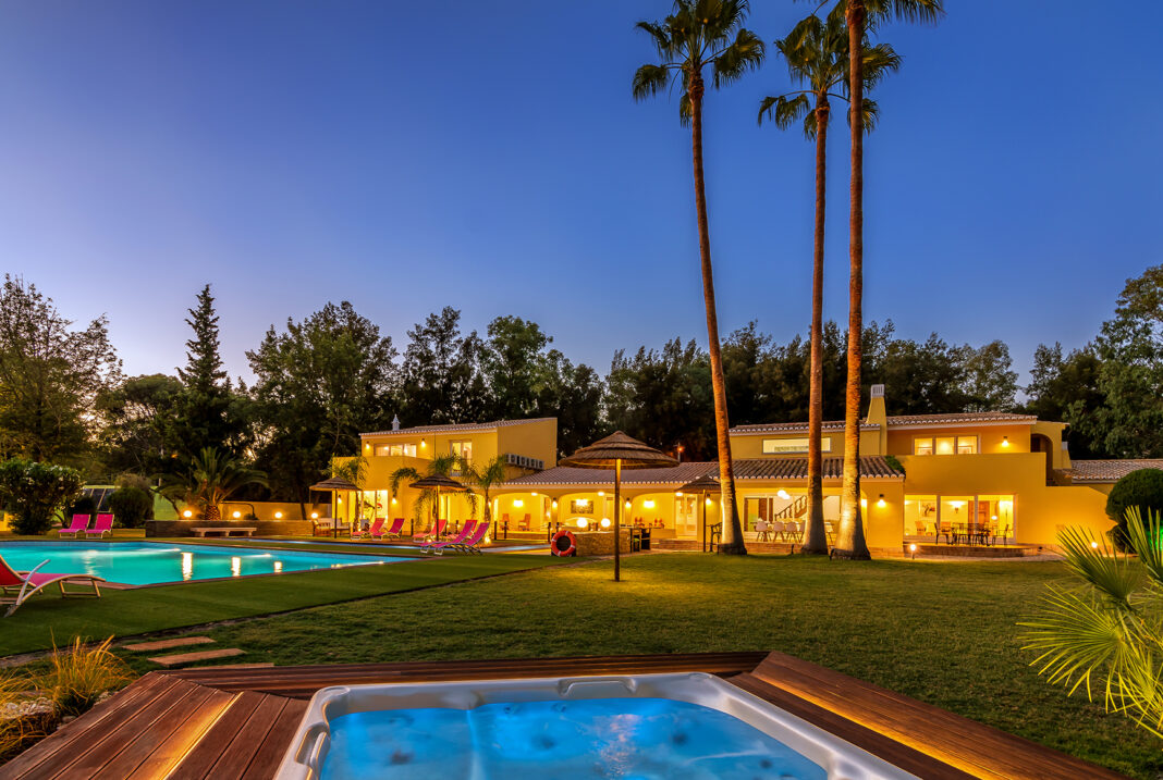 SpringVilla at night