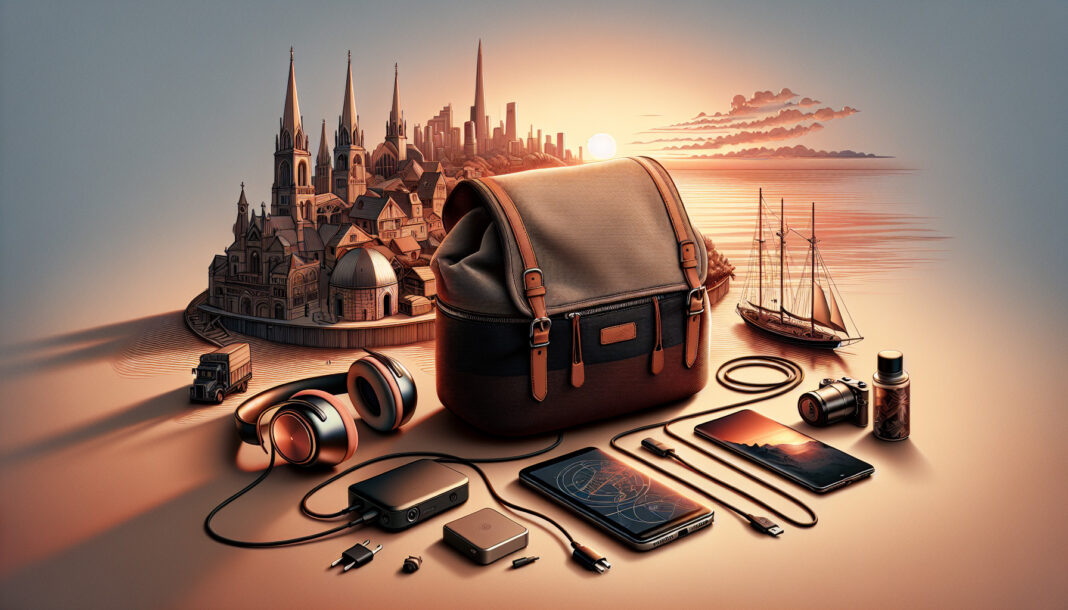 Travel using essential budget technology. Photo courtesy of Bazcom publication
