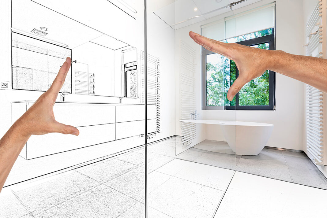 bathroom design tips. photo by adobe stock