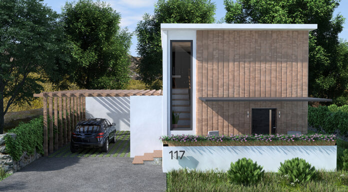 Simple Home Upgrades to Protect Your Car single apartment, single Tiny House 3d Illustration