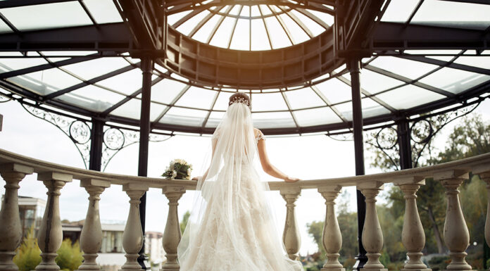 How to Style a Simple Wedding Dress for an Elegant Look Luxurious wedding dress. photo via adobe