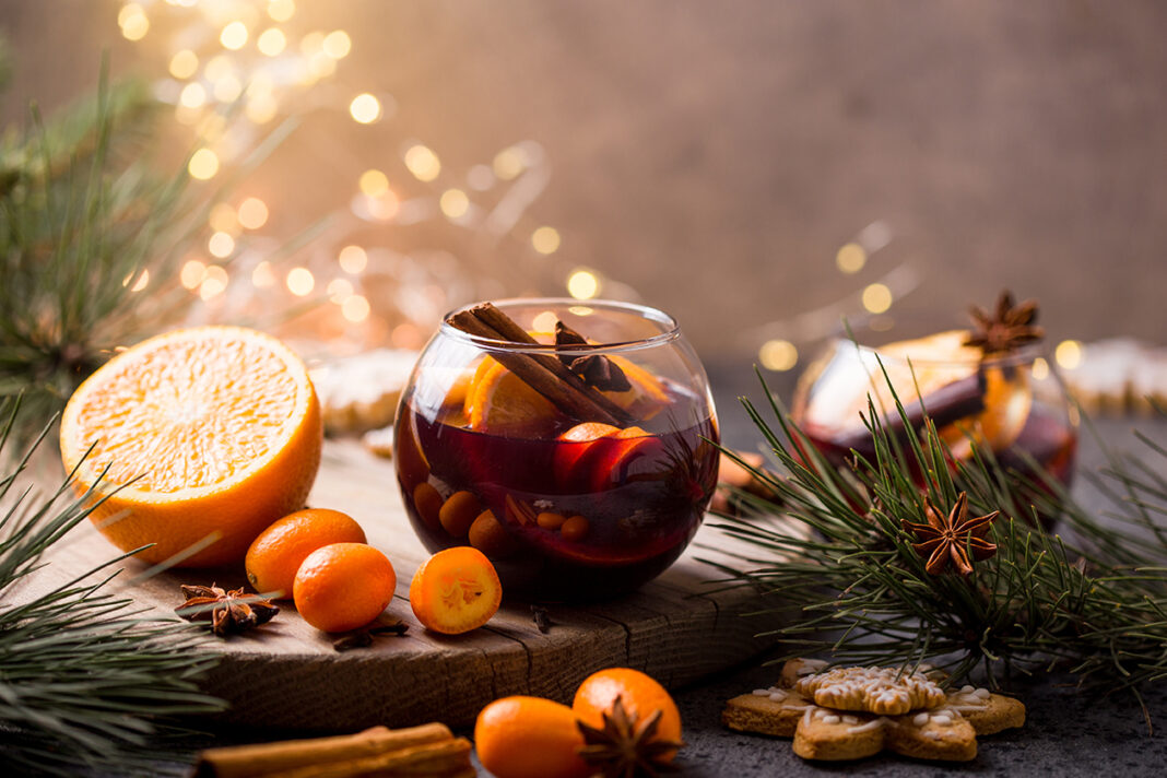 Perfect Holiday Drinks for hosting. Photo by Maria via adobe