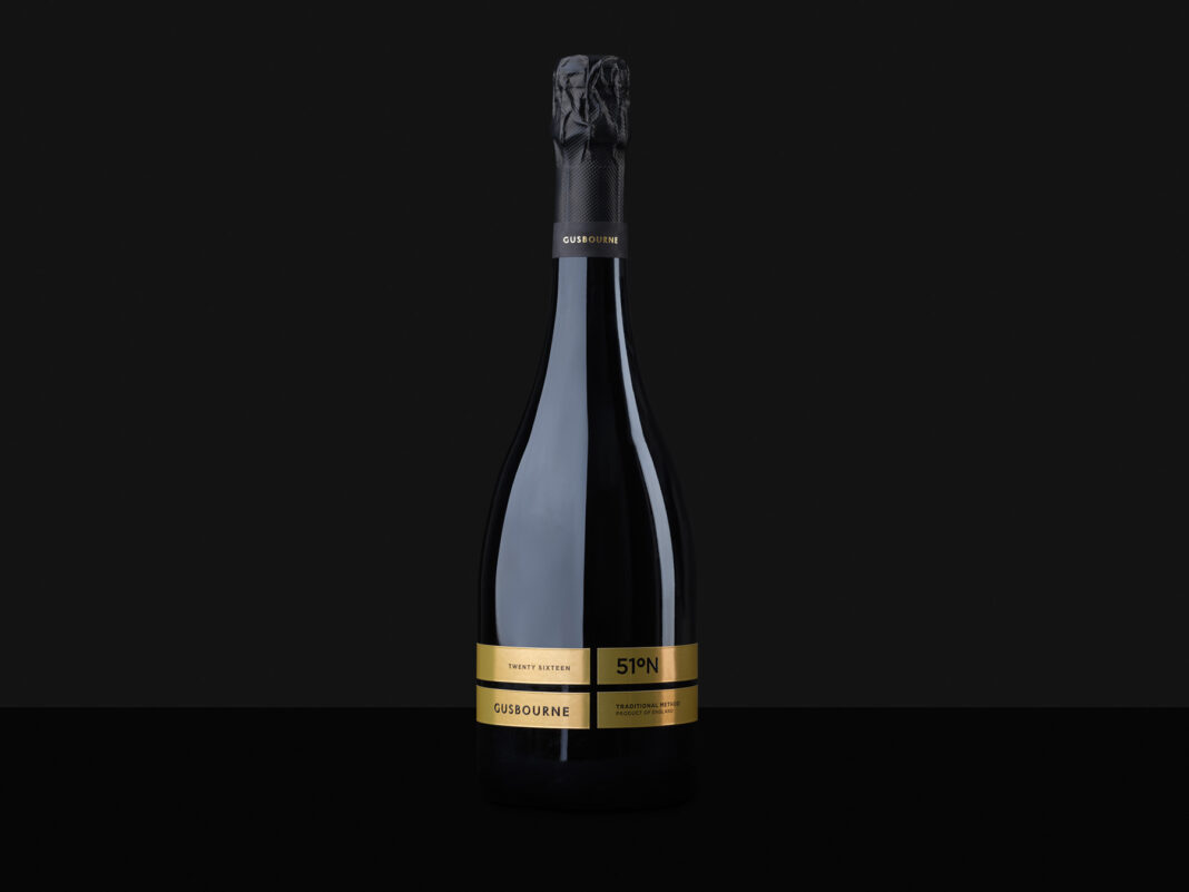 Fifty One Degrees North 2016 Champagne. Courtesy of Gusbourne