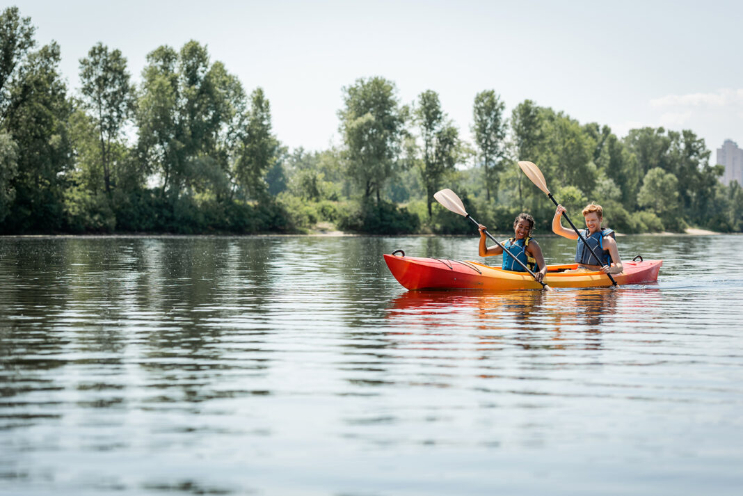 Is a 2 Person Inflatable Kayak. Photo by Lightfield Studios via adobe