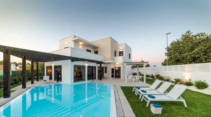 How to Create a Luxury Home Pool Experience in Your Garden Luxury Home Pool. Photo by Luis Viegas via adobe