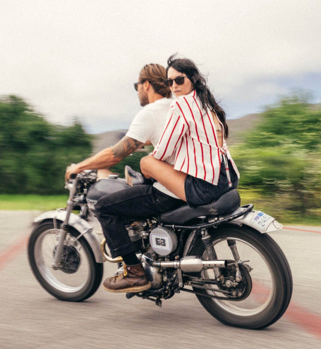 eyewear pairing with clothing. Photo via phosphor