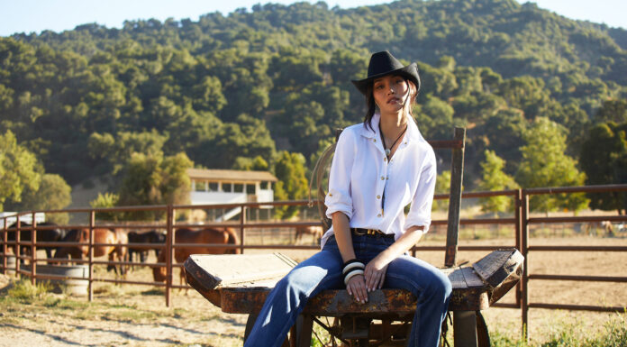 Inside L’AGENCE’s Sumptuous Fall Collection: Into the Woods Ellery in White-Gold and Milana in Arco