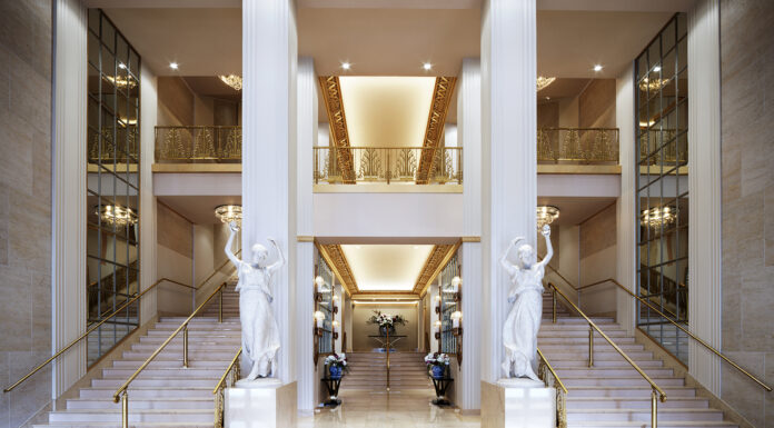 Waldorf Astoria New York to Usher a New Era of Luxury to NYC Waldorf Astoria New York Lexington Avenue Entrance - Credit Noë & Associates Courtesy The Boundary